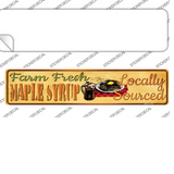 Farm Fresh Maple Syrup Novelty Narrow Sticker Decal Small