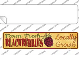 Farm Fresh Blackberries Novelty Narrow Sticker Decal Small