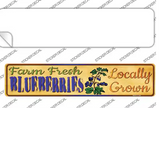 Farm Fresh Blueberries Novelty Narrow Sticker Decal Small