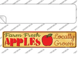 Farm Fresh Apples Novelty Narrow Sticker Decal Small