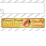 Farm Fresh Grapefruit Novelty Narrow Sticker Decal Small