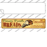 Farm Fresh Breads Novelty Narrow Sticker Decal Small