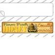 Farm Fresh Honey Novelty Narrow Sticker Decal Small