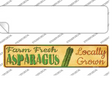 Farm Fresh Asparagus Novelty Narrow Sticker Decal Small