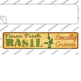 Farm Fresh Basil Novelty Narrow Sticker Decal Small