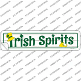 Irish Spirits Novelty Narrow Sticker Decal Small