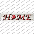 Alaska Home Outline Novelty Narrow Sticker Decal Small