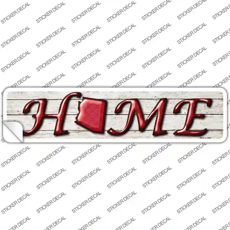 Arizona Home Outline Novelty Narrow Sticker Decal Small