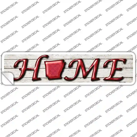 Arkansas Home Outline Novelty Narrow Sticker Decal Small