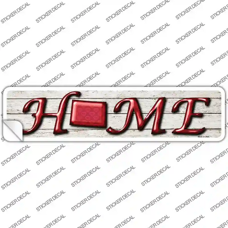 Colorado Home Outline Novelty Narrow Sticker Decal Small