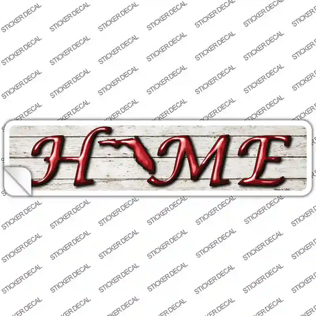 Florida Home Outline Novelty Narrow Sticker Decal Small