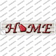 Georgia Home Outline Novelty Narrow Sticker Decal Small