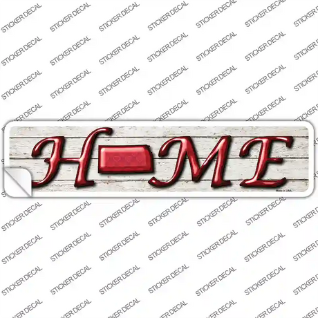 Kansas Home Outline Novelty Narrow Sticker Decal Small