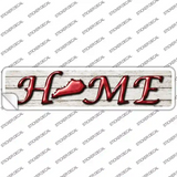 Kentucky Home Outline Novelty Narrow Sticker Decal Small