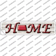 North Dakota Home Outline Novelty Narrow Sticker Decal Small