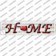 Oklahoma Home Outline Novelty Narrow Sticker Decal Small