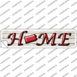 Pennsylvania Home Outline Novelty Narrow Sticker Decal Small