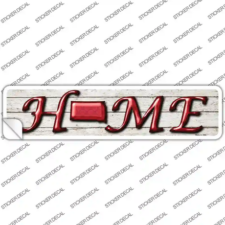 South Dakota Home Outline Novelty Narrow Sticker Decal Small