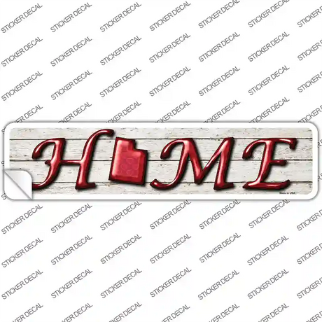 Utah Home Outline Novelty Narrow Sticker Decal Small