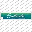 Saltwater Cures Everything Novelty Narrow Sticker Decal Small