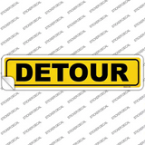 Detour Novelty Narrow Sticker Decal