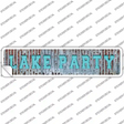 Lake Party Novelty Narrow Sticker Decal