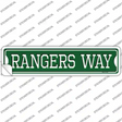 Rangers Way Novelty Narrow Sticker Decal Small