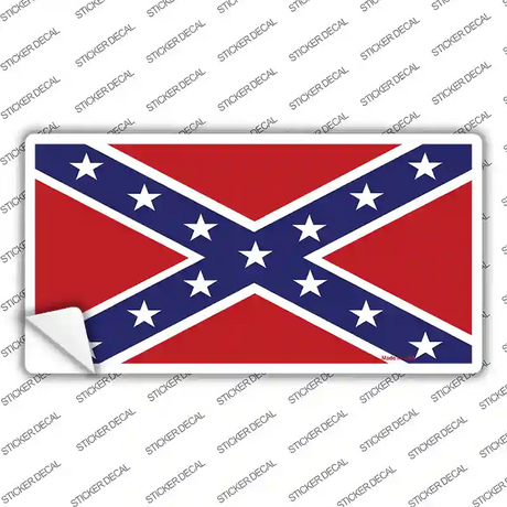 Confederate Flag Novelty Sticker Decal Small