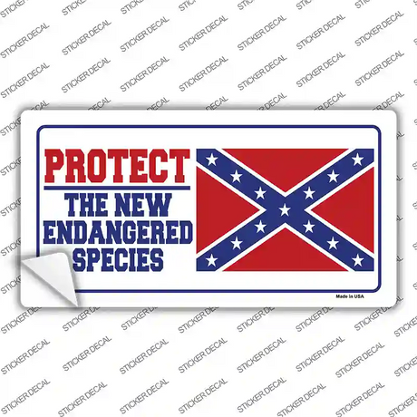 New Endangered Species Novelty Sticker Decal Small