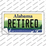 Retired Alabama Novelty Sticker Decal Small