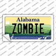 Zombie Alabama Novelty Sticker Decal Small