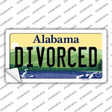 Divorced Alabama Novelty Sticker Decal Small