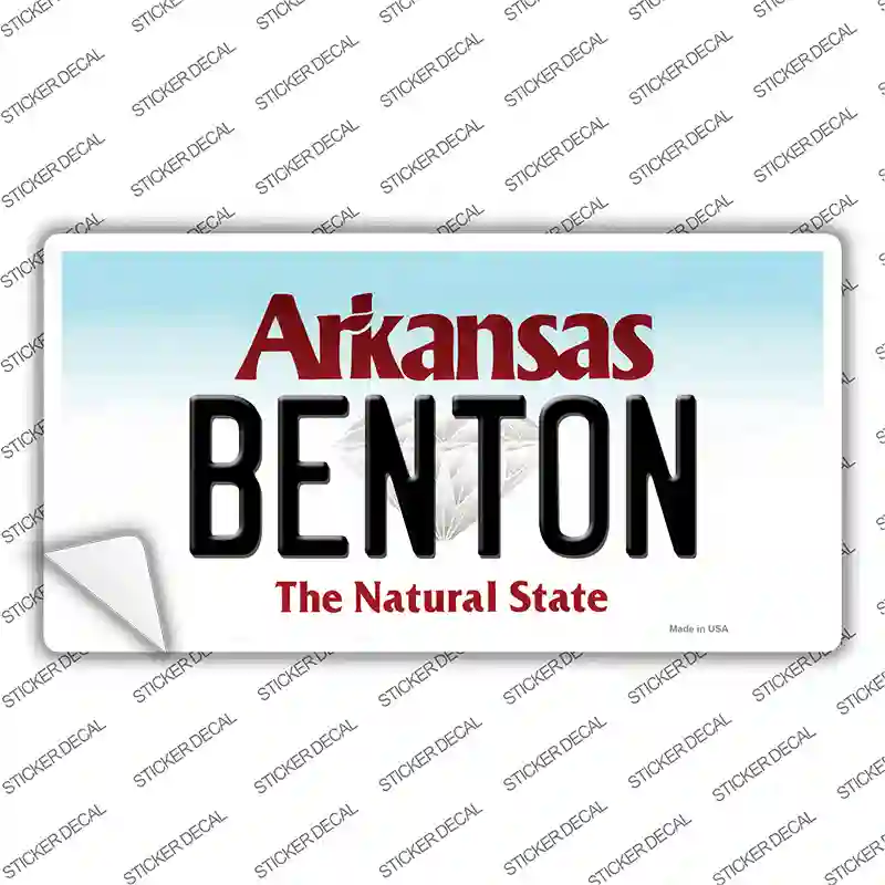 Benton Arkansas Novelty Sticker Decal Small