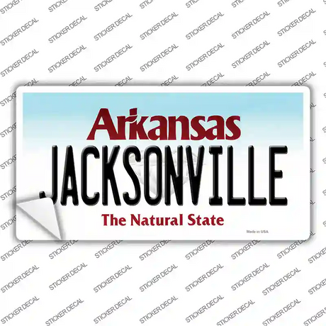 Jacksonville Arkansas Novelty Sticker Decal Small