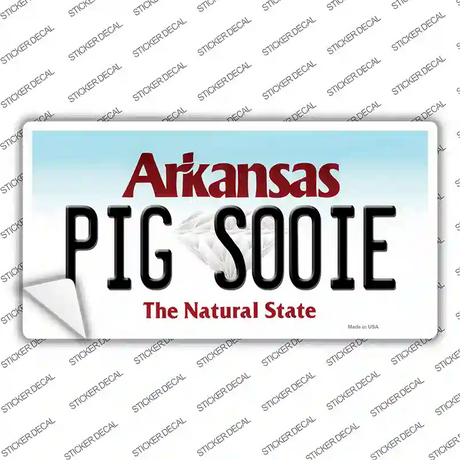 Pig Sooie Arkansas Novelty Sticker Decal Small