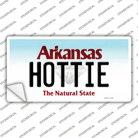 Hottie Arkansas Novelty Sticker Decal Small