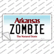 Zombie Arkansas Novelty Sticker Decal Small