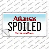 Spoiled Arkansas Novelty Sticker Decal Small