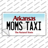 Moms Taxi Arkansas Novelty Sticker Decal Small