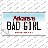 Bad Girl Arkansas Novelty Sticker Decal Small