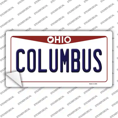 Columbus Ohio Novelty Sticker Decal Small