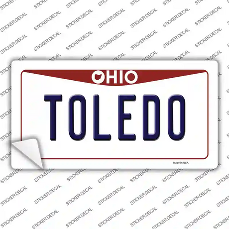 Toledo Ohio Novelty Sticker Decal Small