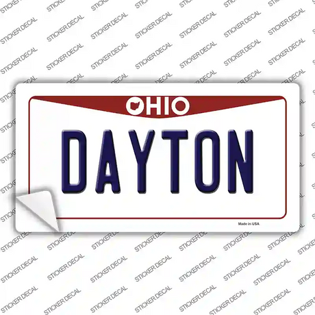 Dayton Ohio Novelty Sticker Decal Small