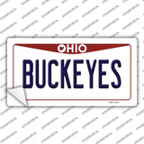 Buckeyes Ohio Novelty Sticker Decal Small