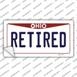 Retired Ohio Novelty Sticker Decal Small