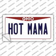 Hot Mama Ohio Novelty Sticker Decal Small