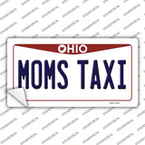 Moms Taxi Ohio Novelty Sticker Decal Small