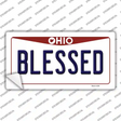 Blessed Ohio Novelty Sticker Decal Small