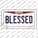 Blessed Ohio Novelty Sticker Decal Small