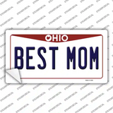 Best Mom Ohio Novelty Sticker Decal Small